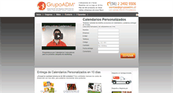 Desktop Screenshot of calendarios.grupoadm.cl